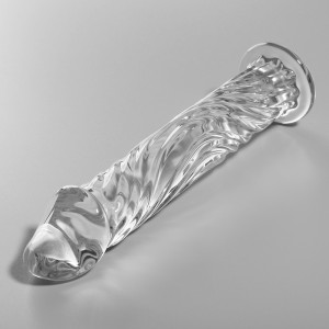 NEBULA SERIES BY IBIZA - MODELLO 12 DILDO IN VETRO BOROSILICATO 17 X 3,5 CM ROSA